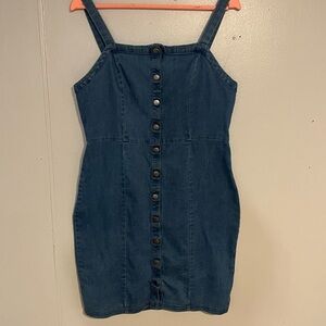 Active USA Blue Denim Mini Dress